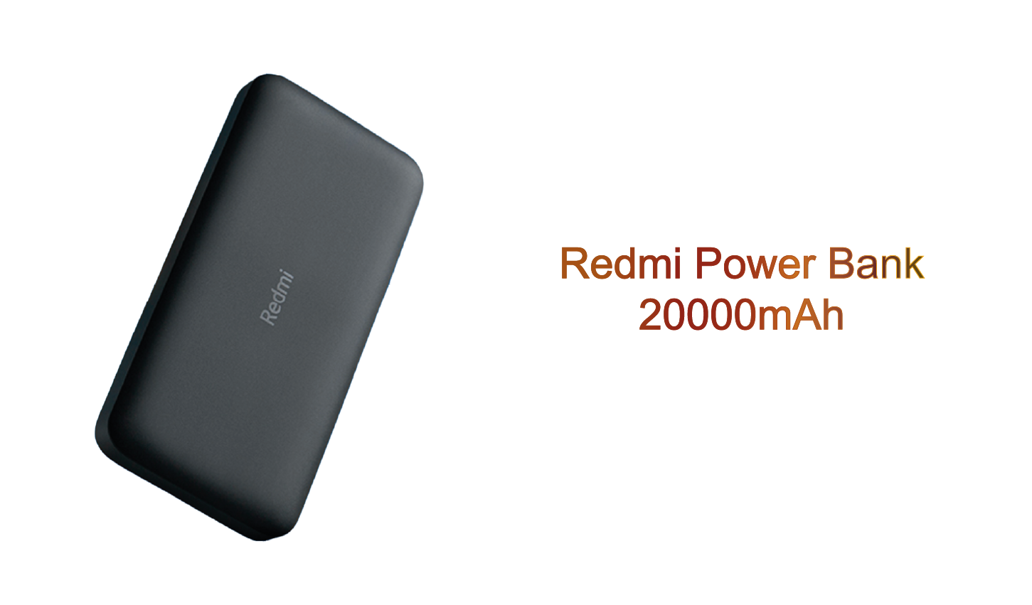 Redmi 20000mAh Power Bank Black]Product Info - Mi India