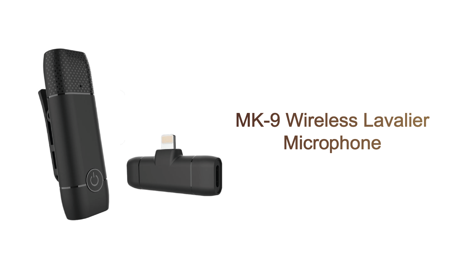 MK-9 Wireless Lavalier Microphone For iPhone