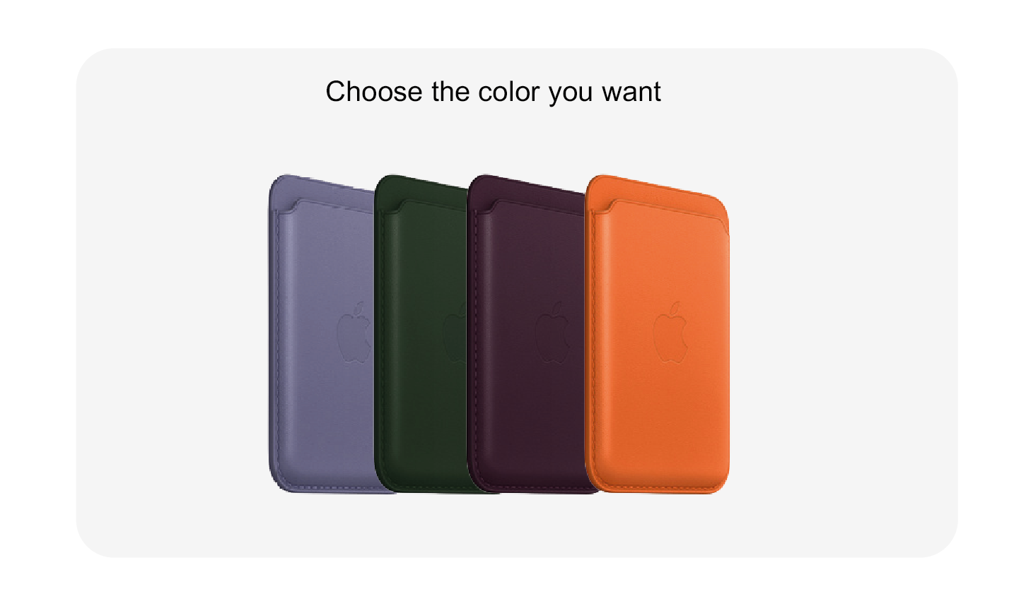 NEW COLOURS Official Genuine Apple Leather Magsafe Wallet With Find My A2668
