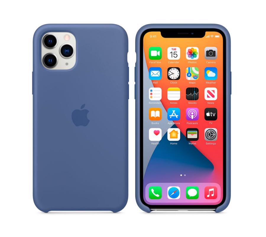 iPhone 11 Silicon Case Blue